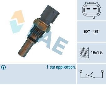 Термовыключатель вентилятора радиатора FAE 36550 (фото 1)