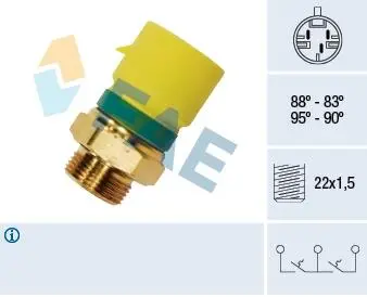 Термовікач вентилятора FAE 38210