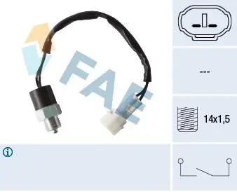 Вимикач фар заднього ходу FAE 40760