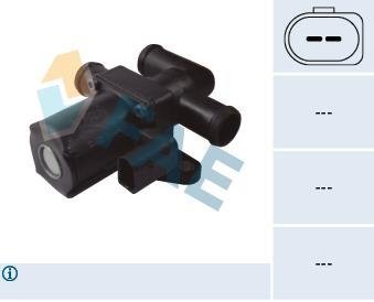 Клапан управления охлаждающей жидкостью VW Caddy III 1.9TDi 04-10/T5 1.9-3.2 V6 03- (электро) FAE 55014 (фото 1)