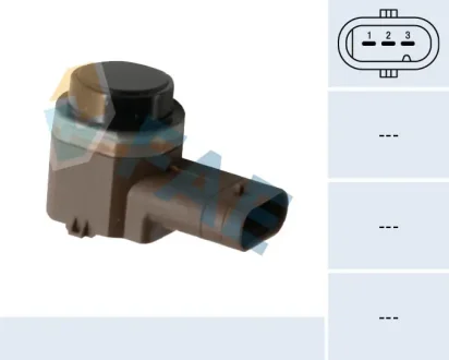 Датчик контролю паркування (парктронік) задн/передн (чИ підходить для фарбування: так) BMW 5 GRAN TURISMO F07, X3 F25, X5 E70 02.07-11.17 FAE 66073