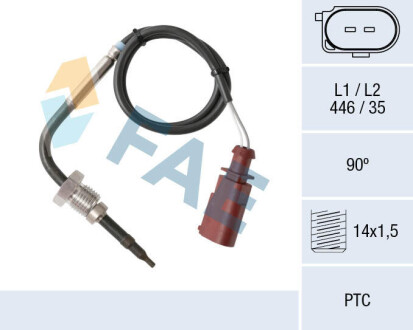 Датчик температуры ВГ VW Golf V 1.9-2.0TDi (STS0019) FAE 68011