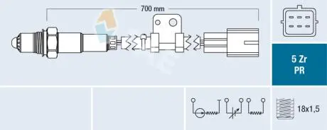 Автозапчасть FAE 75090