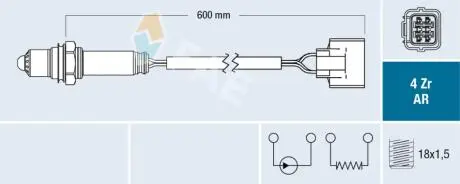 Автозапчасть FAE 75604