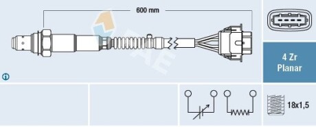 Лямбда-зонд PORSCHE FAE 77613