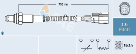 Лямбда-зонд FORD 1.0 ECOBOOST FAE 77650