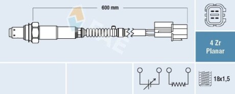 Лямбда-зонд SPORTAGE 2.0 AWD FAE 77655 (фото 1)