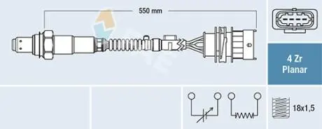 Кисневий датчик FAE 77670