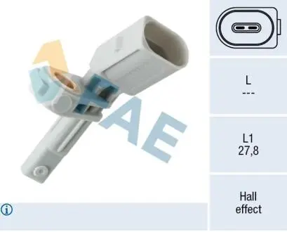 Датчик ABS (задний) VW Caddy III/IV 10-/Touareg/ Porsche Cayenne 02-10 (L) FAE 78141