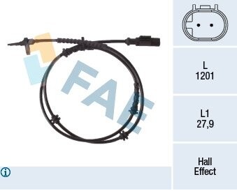 Датчик ABS FAE 78322 (фото 1)