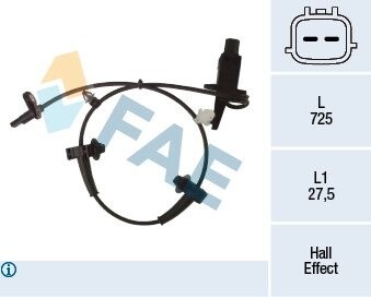 Датчик ABS FAE 78487