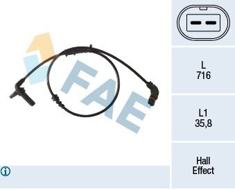 Датчик ABS MERCEDES FAE 78488