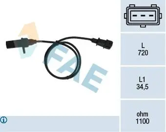 Датчик частоти обертання, керування двигуном FAE 79006