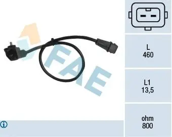 Датчик коленчатого вала FAE 79018