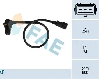 Датчик коленчатого вала. Датчик частоты вращения. FAE 79054