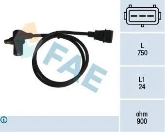 Датчик коленчатого вала. Датчик частоты вращения. FAE 79058