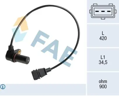 Датчик частоти обертання, керування двигуном FAE 79073