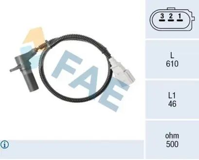 Датчик частоты вращения, управление двигателем FAE 79115