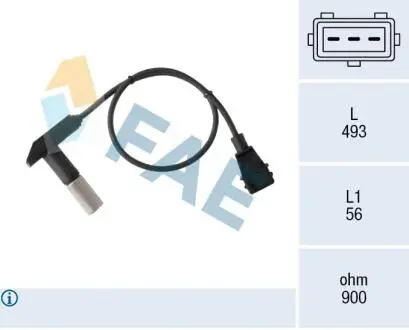 Датчик оборотов коленвала FAE 79208