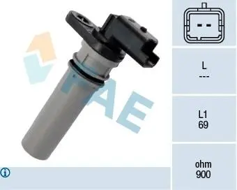 Датчик частоти обертання, керування двигуном FAE 79256