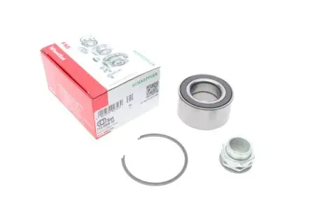 Подшипник ступицы (передний) Fiat Panda 03- (+ABS) FAG 713 6908 60