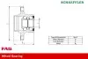 Подшипник ступицы (задней) Fiat Doblo Cargo (263_), 02/10-, для повышенной нагрузки FAG 713 6909 90 (фото 7)