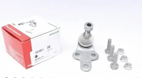 Опора шаровая (передняя/снизу)) Ford Focus II 1.4-2.0TDCi 04-12/C-Max 07-10/Volvo C30/C70/S40 -02/06 FAG 825 0281 10