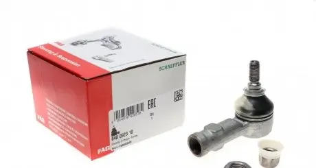 Наконечник рулевой тяги Fiat Scudo 1.6/1.9D/TD/2.0/2.0JTD, 96-06, L=R, d=12.6mm FAG 840 0923 10