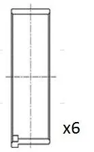 Вкладиши шатунні + 0.25 Opel 1.0 16V X10XE/Z10XE FAI BB2020-025