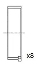 Вкладиші шатунні Citroen Berlingo/Jumper/Jumpy/Peugeot Boxer/Expert/Partner 1.9 D 96-02 (STD) FAI BB2048STD