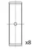 Вкладиші шатунні Audi A2/VW Polo/Caddy 1.3-1.8 96-04 (+0.25) FAI BB2063STD (фото 1)