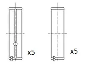 Вкладишi кореннi 0.30mm Psa 1.8D/1.9D/2.0 XUD7/XUD9/XU10/DW8/DW10 FAI BM1038030
