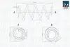 OPEL пружина передня L= 374 mm Combo D 12-,Fiat Doblo 10- FAI FPCS184 (фото 1)