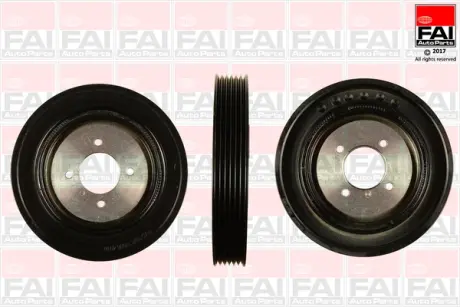 CITROEN шків колін. вала Berlingo 1.9d 98-, Jumpy 1.9d 98-, Peugeot 306 1.9d- FAI FVD1026