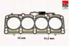 Прокладка Г/Б Audi/VW 1.9SDI/TDI AHF/AGR MLS MOT- 2! 1.63MM FAI HG1012A (фото 1)