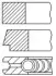 Кільця поршневі Renault Kangoo 1.5dCi 08- (76.00mm/STD) (2-2-2.5) FAI PR33000 (фото 1)