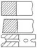 Кільця поршневі Fiat Doblo/ Opel Combo 1.3 JTD 04- (69.60mm/STD) (2-1.5-2) FAI PR48000 (фото 1)
