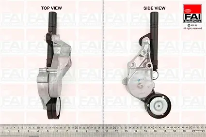VW Натяжной ролик Audi A3,Skoda Octavia,Golf IV,Polo 1.9TDI (дв.AHF,ALH,ASV) 96- В СБОРЕ С FAI T1004