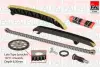 VW К-кт ланцюга Audi A3,Skoda Fabia II,Rapid,Octavia II,Caddy III,Golf VI,Touran 1.2TSI FAI TCK208L (фото 1)