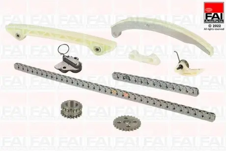 Комплект цепи ГРМ Ford Focus/Mondeo/Mazda 3/6 1.8-2.0 03-12/Volvo 1.8 04-12 (z=134/54) (симплекс) FAI TCK312NG