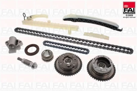 Комплект ланцюга ГРМ MB A-class (W176)/B-class (W246) 1.6/2.0i 08-15 (M270) FAI TCK450VVT