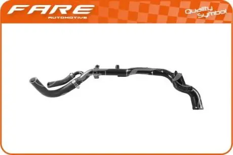 Трубка системы охлаждения Opel Astra H/Vectra C/Zafira B 04-15 (к-кт в сборе)) Fare 25164