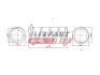 ПОДУШКА АМОРТИЗАТОРА FIAT DUCATO 06&gt; ПЕРЕД ПР З ПІДШИПНИКОМ SET FAST FT12186K (фото 1)