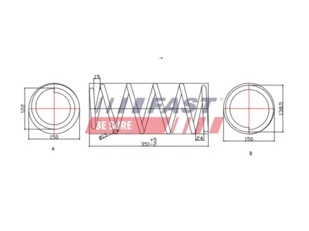 ПОДУШКА АМОРТИЗАТОРА FIAT DUCATO 06> ПЕРЕД ПР З ПІДШИПНИКОМ SET FAST FT12186K