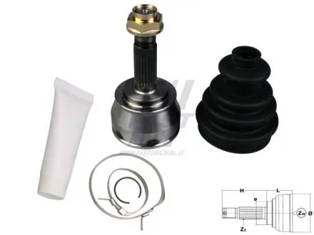ШРУС Внеш 1.2/1.4/1.6/1.3jtd/1.9d 00- FAST FT25065K