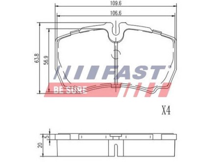 Автозапчасть FAST FT29092