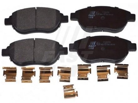 Колодки гальмівні дискові передні комплект CITROEN BERLINGO 96-08,Xsara Picasso 99-10,C3 02-09,Xsara 00-06,C4 04-11,BERLING FAST FT29156 (фото 1)