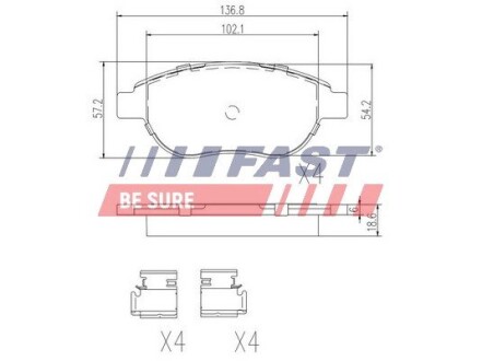 Автозапчасть FAST FT29156