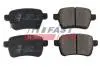 КОЛОДКИ ТОРМОЗНЫЕ FIAT TIPO 16&gt; ЗАД БЕЗ ДАТЧИКА FAST FT29554 (фото 1)
