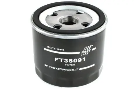 Фільтр масляний NISSAN TIIDA (C13) 14-; DACIA SANDERO II 12-; RENAULT TALISMAN (LP) 15- FAST FT38091 (фото 1)